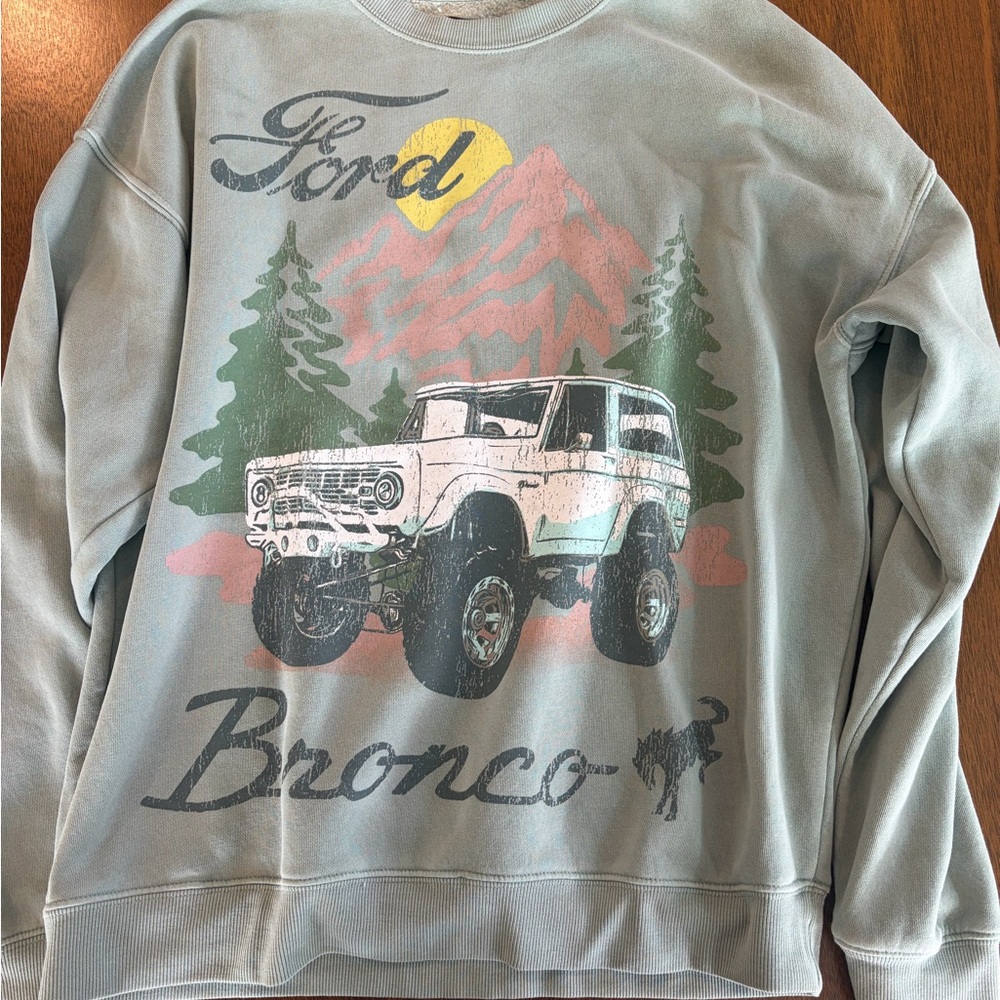 Ford Logo Gray Sweatshirt